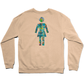GIRL SKATEBOARDS LANCE CREWNECK SAND