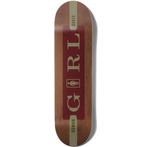 GIRL SKATEBOARDS SERIF ROWAN DAVIS 8.25