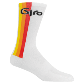 GIRO COMP RACER HIGH RISE 6" SOCK 85 WHITE