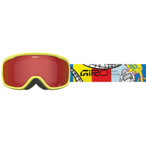 GIRO YOUTH BUSTER ROBOT YELLOW AMBER SCARLET