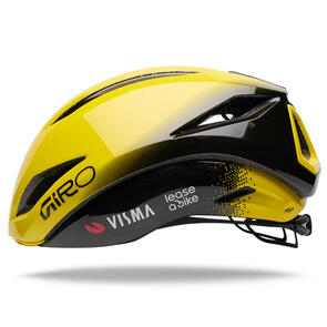 GIRO BIKE HELMET ECLIPSE PRO TEAM EDITION GLOSS YELLOW/BLACK VISMA LEASE A BIKE