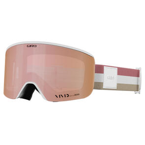 GIRO ELLA WHITE LUX STRIPE VIVID ROSE GOLD/VIVID INFRARED