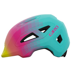 GIRO HELMET SCAMP II CHILD MATTE TEAL / PINK TOWERS