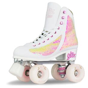 CRAZY SKATES GLITZ PEARL ROLLER SKATES