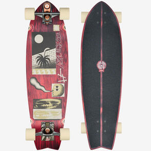 GLOBE CHROMANTIC SURF SKATE SS LAST IN 33