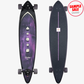 GLOBE SAMPLE -  PINTAIL LONGBOARD PURPLE SHAPE FAZE 44
