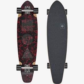 GLOBE THE ALL-TIME LONGBOARDS RED MARBLE STACK 35.00