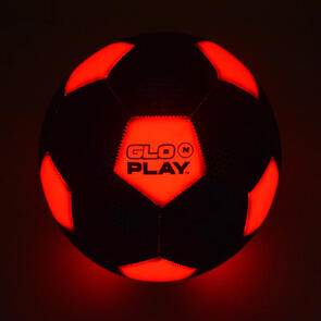 GLO N PLAY LED HOLOGRAPHIC SOCCER BALL ORANGE & BLACK