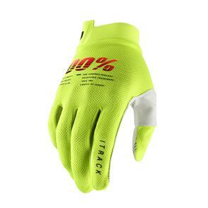 100% 2 ITRACK YOUTH GLOVES FLUO YELLOW 