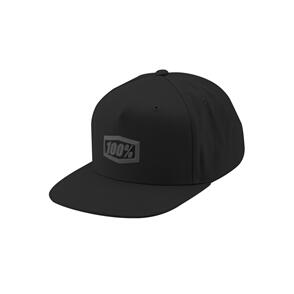 100% ENTERPRISE SNAPBACK HAT BLACK/CHARCOAL