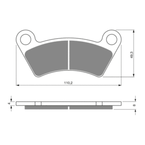 GOLDFREN BRAKE PADS GF294 - K5