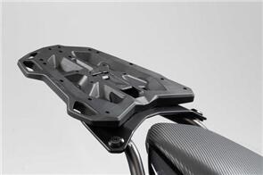 SW MOTECH ADAPTER PLATE FOR SW MOTECH STREET RACK WITH ONE SIMPLE TWIST-AND-CLAMP MOTION