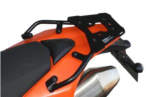 SW MOTECH ALU-RACK. BLACK. KTM LC4 690 ENDURO (07-18)