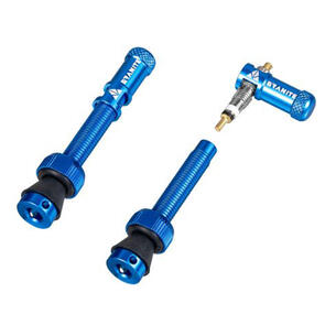 GRANITE DESIGNS 44MM MATCH VALVE STEM WITH JUICY NIPPLE VALVE CAP BLUE