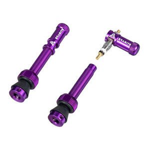 GRANITE DESIGNS 44MM MATCH VALVE STEM WITH JUICY NIPPLE VALVE CAP PURPLE