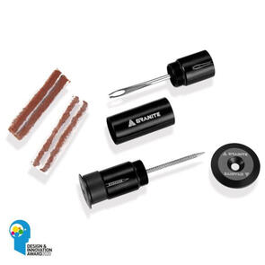 GRANITE DESIGNS STASH TIRE PLUG KIT STASHED INSIDE HANDLEBAR BLACK