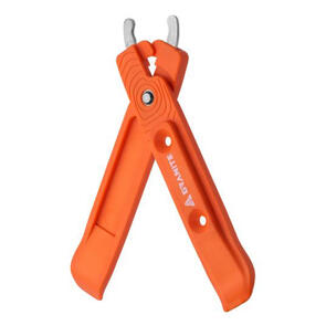 GRANITE DESIGNS TALON TIRE LEVER WITH STAINLESS CHAIN REMOVING TIPS ORANGE