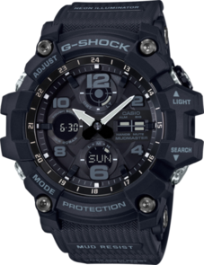 G-SHOCK BLACK/GREEN ANALOGUE/DIGITAL BLUETOOTH MUDMASTER WATCH GG-B100-1A3