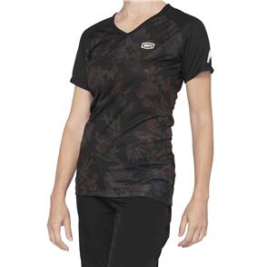 100% AIRMATIC WOMEN'S JERSEY BLACK FLORAL