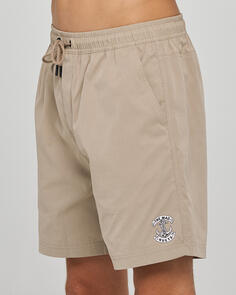 MAD HUEYS SKULL ANCHOR 18" VOLLEY SHORT OLIVE