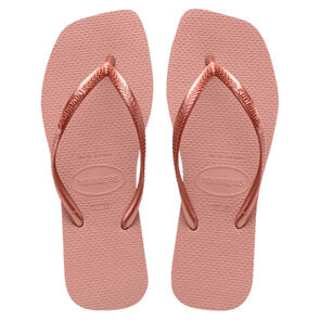 HAVAIANAS SLIM SQUARE SOLID CROCUS ROSE