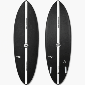 HAYDEN SHAPES HYPTO KRYPTO FUTUREFLEX FCSII BLACK 5'10" X 20 1/4" X 2 5/8" 33.73L