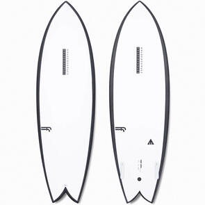 HAYDEN SHAPES HYPTO KRYPTO TWIN FUTUREFLEX CLEAR FCSII 6'0" X 20 1/2" X 2 3/4" X 36.98L