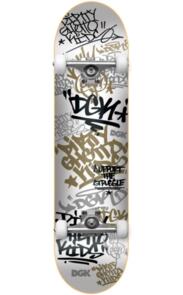 DGK 8.0" TAG COMPLETE WHITE/GOLD