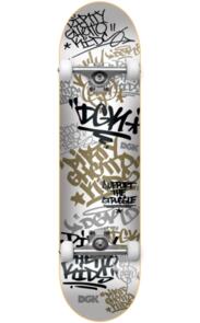 DGK 7.75"" TAG COMPLETE WHITE/GOLD