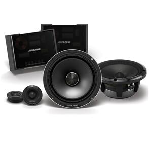ALPINE ALPINE STATUS SERIES 6.5" COMPONENT SPEAKER 100W RMS 2-WAY SLIM-FIT