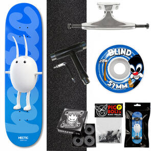 HECTIC BOARD CO DAYDREAMER BLUE 7.25 CUSTOM COMPLETE