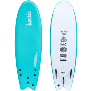 HECTIC BOARD CO GROMSTER PRO 5'10 SOFTBOARD MENTHOL INCL LEASH & FINS
