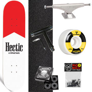 HECTIC BOARD CO REFINED REDS 8.25 CUSTOM COMPLETE