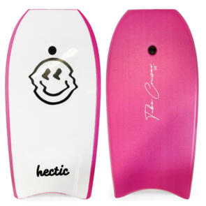 HECTIC BOARD CO 2023 TUBE CRUISER PINK WHITE 38 (INCLUDES LEASH)