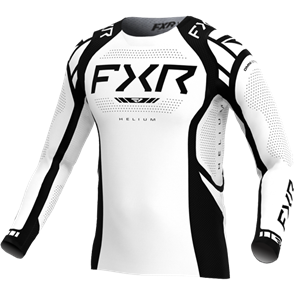 FXR HELIUM MX JERSEY 2025.7 - WHITE/BLACK 