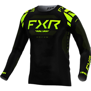 FXR HELIUM MX JERSEY 2025.7 - BLACK/HIVIS 