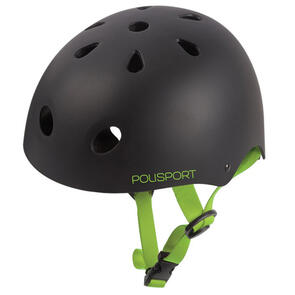 POLISPORT RADICAL – KIDS URBAN HELMET BLACK/GREEN