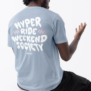 WEEKEND SOCIETY WARPED TEE SKY