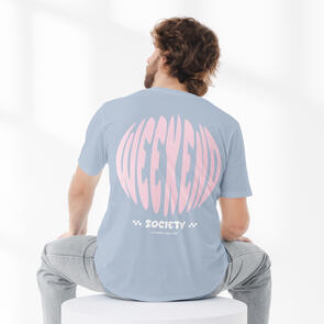 WEEKEND SOCIETY GLOBAL TEE SKY