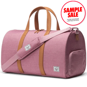 HERSCHEL SUPPLY CO NOVEL CARRY ON DUFFLE LILAS CROSSHATCH - SAMPLE