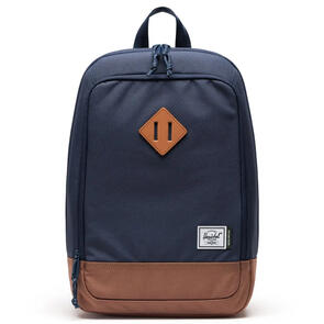 HERSCHEL SUPPLY CO HERITAGE GOLF SHOE BAG NAVY SADDLE BROWN