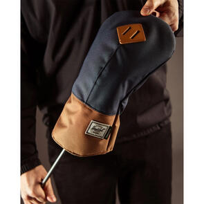 HERSCHEL SUPPLY CO HEAD COVER SET NAVY SADDLE BROWN