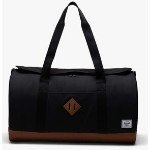 HERSCHEL SUPPLY CO HERSCHEL HERITAGE DUFFLE 40L BLACK/SADDLE BROWN