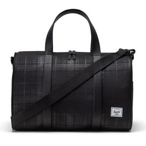 HERSCHEL SUPPLY CO HERSCHEL NOVEL CARRY ON DUFFLE PLAID EMBOSSED 26.5L