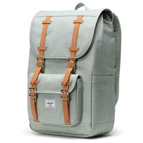 HERSCHEL SUPPLY CO LITTLE AMERICA MID BACKPACK ICEBERG GREEN CROSSHATCH