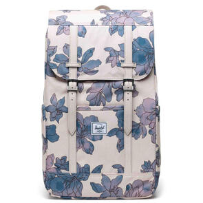 HERSCHEL SUPPLY CO RETREAT BACKPACK 23L MOONBEAM FLORAL WAVES