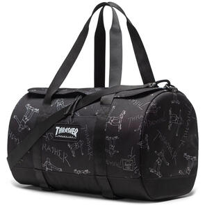 HERSCHEL SUPPLY CO THRASHER GONZ HERITAGE SKATE DUFFLE BLACK