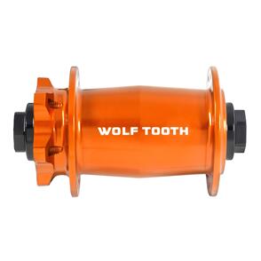 WOLF TOOTH FRONT HUB - MOUNTAIN 6B - 15X110MM 28H J-BEND - ORANGE