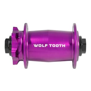 WOLF TOOTH FRONT HUB - MOUNTAIN 6B - 15X110MM 28H J-BEND - ULTRAVIOLET PURPLE
