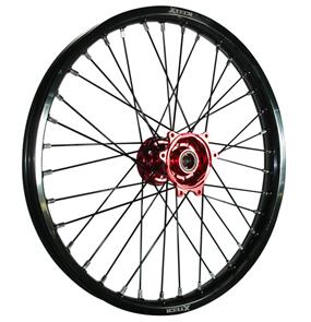 X-TECH X TECH HND CR/CRF/X 1.6X21 FRONT BLK RIM/RED HUB/BLK SPK (REFER CAT PAGE FOR FITMENT)